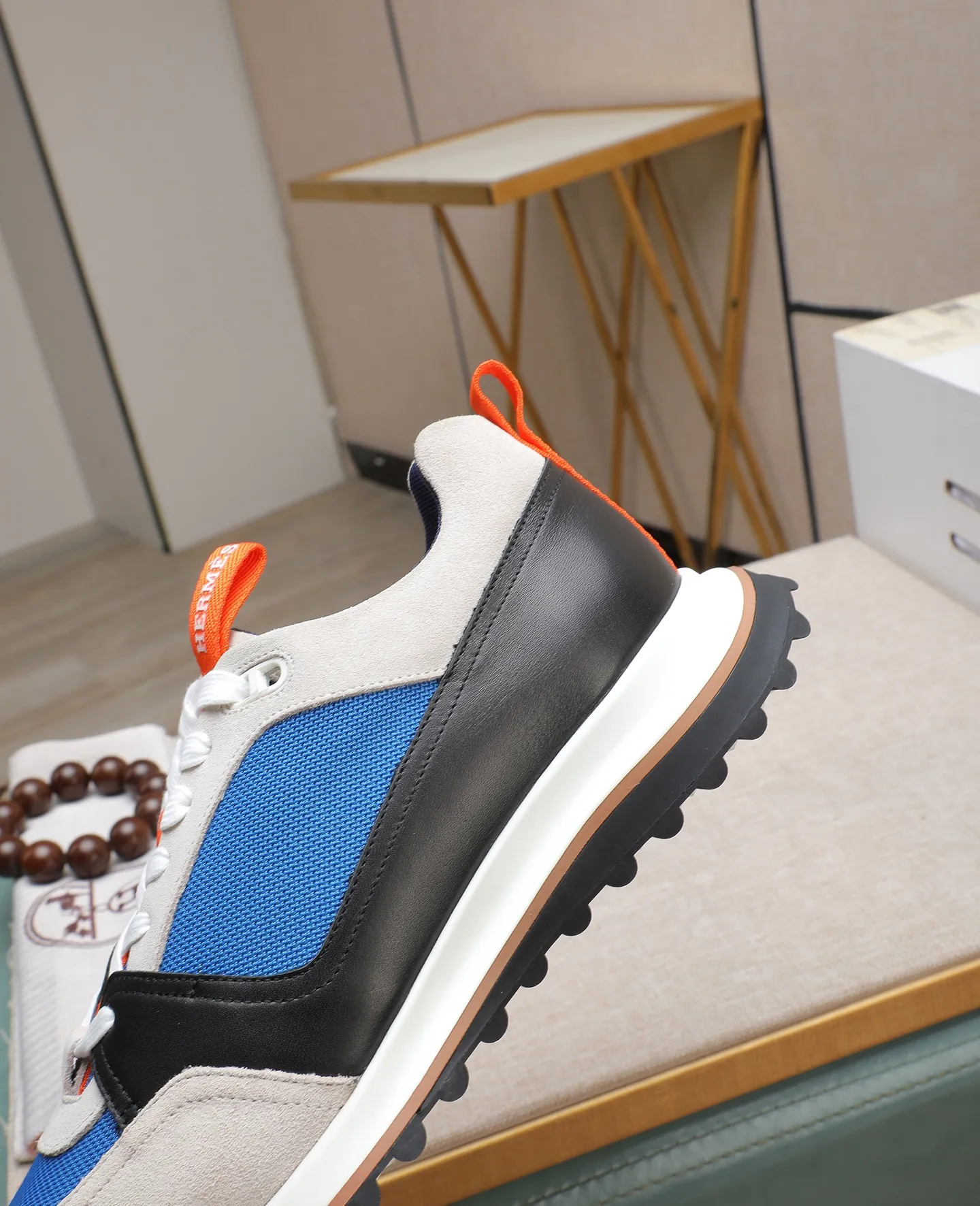 Men's shoes 💰760 Hermes🐴 25ss new autumn and winter products! Classic boot shape + British color matching design, imported calfskin, classic and durable! The original inverted mold last, the ultimate 1:1 shape, and the imported high-end cowhide presents a refined texture! Open the mold to customize the A-grade high-density private mold outsole with luxurious packaging! - Unique quality, 39-44 (38 45 46 customized)
